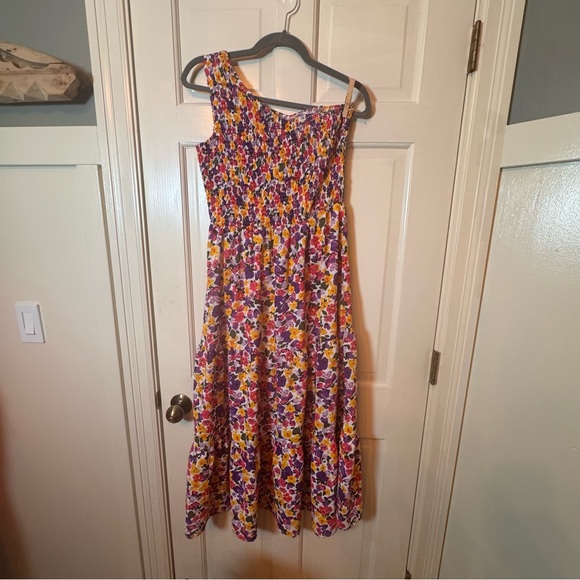 Colorful Floral One-Shoulder Dress - Picture 3 of 5
